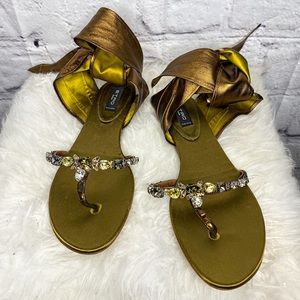 ETRO designer leather sandals